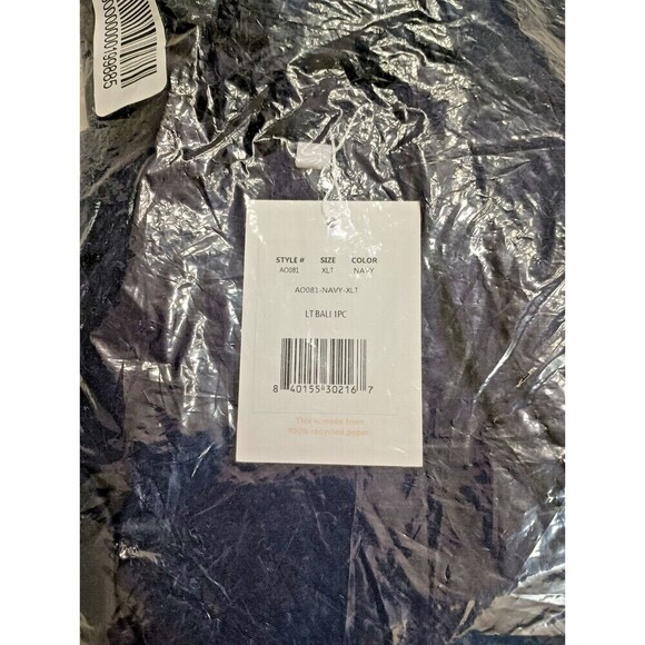 Andie Swim Suit One Piece AO081 LT Bali Navy Blue XLT X-Large Tall - Picture 5 of 7